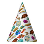 Tropischer Aquarium-Fisch-Party-Hut Partyhütchen (Links)