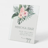 Tropischer Arch Mimosa Bar Sockelschild (Vorderseite)