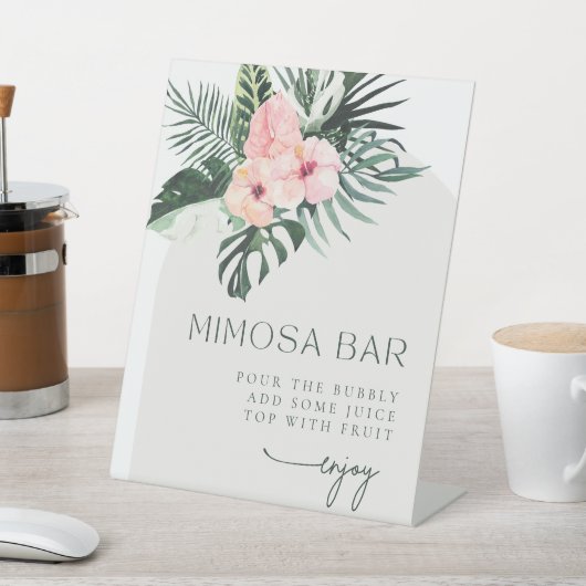 Tropischer Arch Mimosa Bar Sockelschild (In SItu)