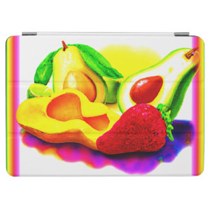 Tropischer Avocado, Erdbeere und Mango. Jetzt kauf iPad Air Hülle