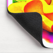 Tropischer Avocado, Erdbeere und Mango. Jetzt kauf Mousepad (Ecke)