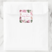 Tropischer Baby Shower Aufkleber (Tasche)