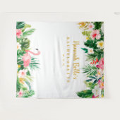 Tropischer Bachelorette Hintergrund, Fotobooth Pro Wandteppich (Vorderseite (Horizontal))