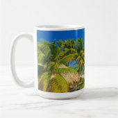Tropischer Badeort, Belize Kaffeetasse (Links)