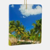 Tropischer Badeort, Belize Keramikornament (Rechts)