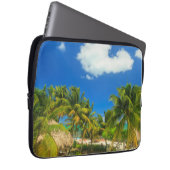Tropischer Badeort, Belize Laptopschutzhülle (Vorne Rechts)