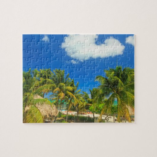 Tropischer Badeort, Belize Puzzle (Horizontal)