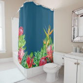 TROPISCHER BADEZIMMERVORHANG DUSCHVORHANG (Beispiel)