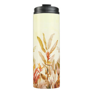Tropischer Bananenblätter-Thermobecher Thermosbecher