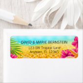 Tropischer Beach Pink Hibiskus (Insitu)