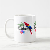 Tropischer Bestimmungsort Nassaus Bahamas Kaffeetasse (Links)