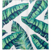 Tropischer bezaubernder Duschvorhang (Vorderseite)