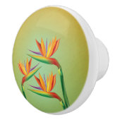Tropischer Bird des Paradieses Blume Keramikknauf (Rechts)