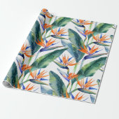 Tropischer Bird des Paradieses Geschenkpapier (Ungerollt)