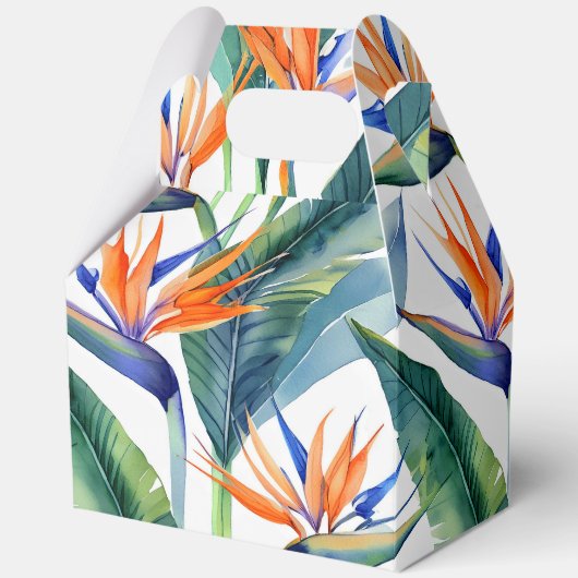 Tropischer Bird des Paradieses Geschenkschachtel (Vorderseite)