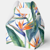 Tropischer Bird des Paradieses Geschenkschachtel (Rückseite)