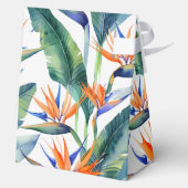 Tropischer Bird des Paradieses Geschenkschachtel (Rückseite)