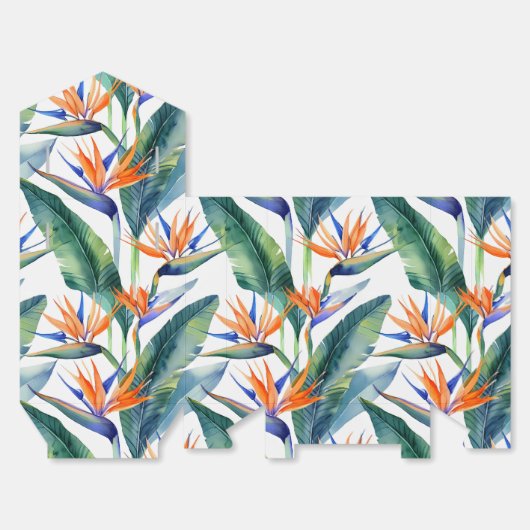 Tropischer Bird des Paradieses Geschenkschachtel (Ungefaltet)