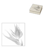 Tropischer Bird des Paradieses Gummistempel (Stempel)