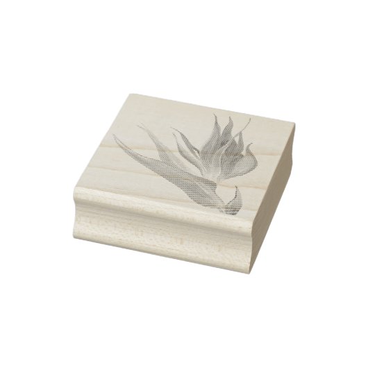 Tropischer Bird des Paradieses Gummistempel (Stempel)