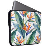 Tropischer Bird des Paradieses Laptopschutzhülle (Vorne Rechts)