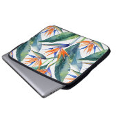 Tropischer Bird des Paradieses Laptopschutzhülle (Vorne Knopf)