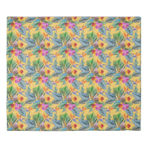 Tropischer Bird des Paradieses und des Orchideen S