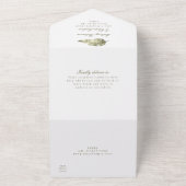 Tropischer Bird of Paradise All In One Einladung (Außenbereich)