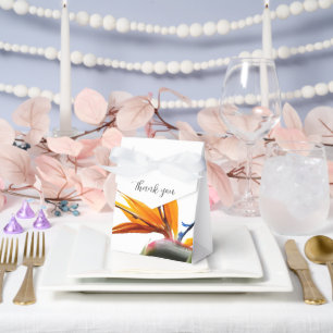 Tropischer Bird of Paradise Pflanze Hochzeit der B Geschenkschachtel