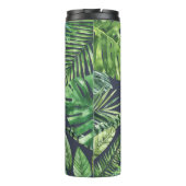 Tropischer Blatt-Junggeselinnen-Abschied des Thermosbecher (Rückseite)