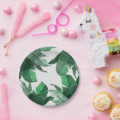 Tropischer Blatt-Papier-Teller Pappteller (Party)