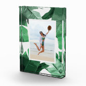 Tropischer Blätter-Foto-Block-Rahmen Fotoblock (Rechts)