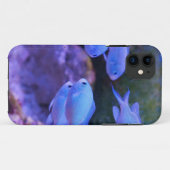 Tropischer Blauer Fisch Case-Mate iPhone Hülle (Rückseite (Horizontal))