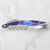 Tropischer Blauer Fisch Kellnermesser (Rückseite)