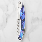 Tropischer Blauer Fisch Kellnermesser (Vorderseite)