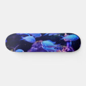 Tropischer Blauer Fisch Skateboard (Horizontal)