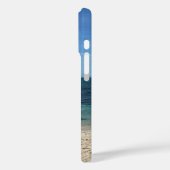 Tropischer blauer Ozean Strand & Boot: Sommer Stim Case-Mate iPhone Hülle (Rückseite / Links)