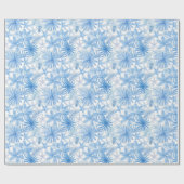 Tropischer Blauer Seestern Geschenkpapier (Flach)