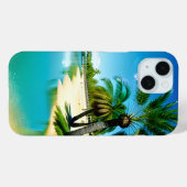 Tropischer Blick Oasis 2 Case-Mate iPhone Hülle (Rückseite (Horizontal))