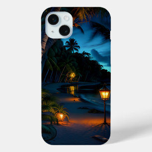 Tropischer Blick Oasis Nacht 2 Case-Mate iPhone Hülle