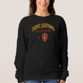 Tropischer Blitz - 25. Infanterieabteilung Frauen Sweatshirt (Vorderseite)