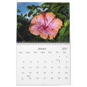 Tropischer Blumen-Kalender Hawaiis Kalender (Jan 2027)