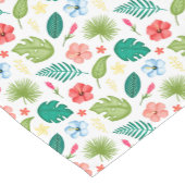 Tropischer Blumen-Tischläufer Kurzer Tischläufer (Ecke)