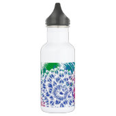 Tropischer Blumengarten Edelstahlflasche (Links)