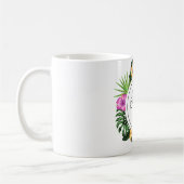 Tropischer Blumenkaffee Tasse (Links)