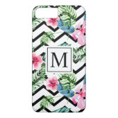 Tropischer Blumentelefon-Kasten des Case-Mate iPhone Hülle (Rückseite)