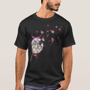 Tropischer Blütenleuchter Exotic Bird Animal Pink T-Shirt