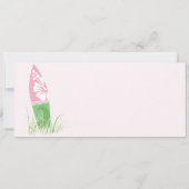 Tropischer Boarding Pass Einladung zum Geburtstag (Rückseite)