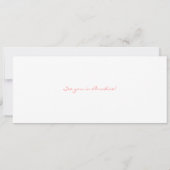 Tropischer Boarding Pass - Hochzeitseinladung & UA Einladung (Rückseite)