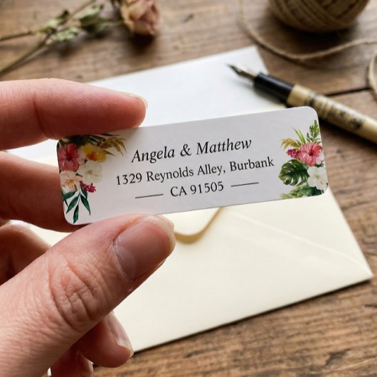 Tropischer botanischer Blumensommer